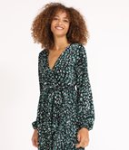 Robe style chemise imprimée Leslie