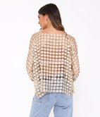 Top en dentelle à fleurs