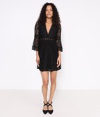 Robe ajourée en dentelle