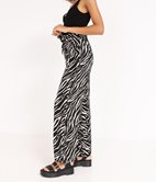 Pantalon large zèbre