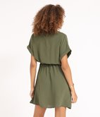 Robe chemise en crèpe