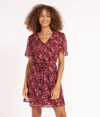 Robe droite ceinturée Elvire