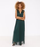 Robe longue à dentelle Lexie