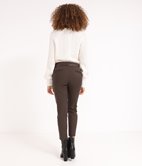 Pantalon droit ceinturé