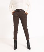 Pantalon droit ceinturé