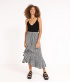 Jupe asymétrique Léo