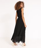 Robe longue plissée