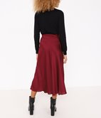 Jupe cloche longue satinée 