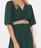 Ceinture tressée dorée