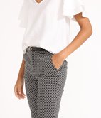 Pantalon droit imprimé