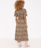 Robe longue ceinturée Anastasia