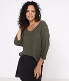 Pull léger brillant