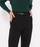 Pantalon carotte ceinturé Iris