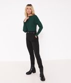 Pantalon carotte ceinturé Iris