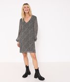 Robe plissée Léora