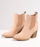 Bottines en suédine 