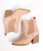 Bottines en suédine 