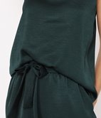 Pantalon large satiné