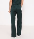 Pantalon large satiné