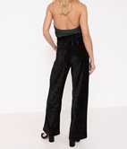 Pantalon large en velours