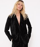 Veste fluide en velours