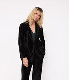 Veste fluide en velours