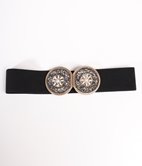 Ceinture élastiquée à double boucle