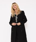 Manteau long droit