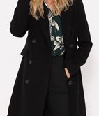 Manteau long droit