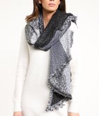 Echarpe épaisse tricolore