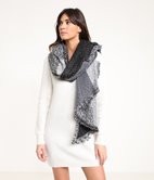 Echarpe épaisse tricolore