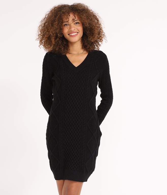 Robe pull col V