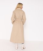 Manteau trench ceinturé