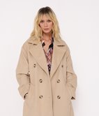 Manteau trench ceinturé