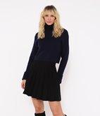 Jupe plissée en maille