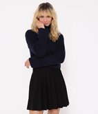 Jupe plissée en maille