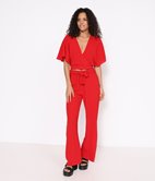 Pantalon ample en crèpe