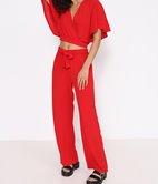 Pantalon ample en crèpe