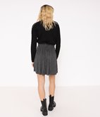 Jupe plissée à paillettes