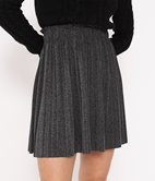 Jupe plissée à paillettes