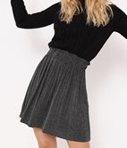 Jupe plissée à paillettes