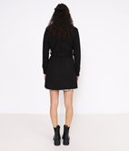 Manteau croisé avec ceinture