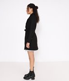 Manteau croisé avec ceinture