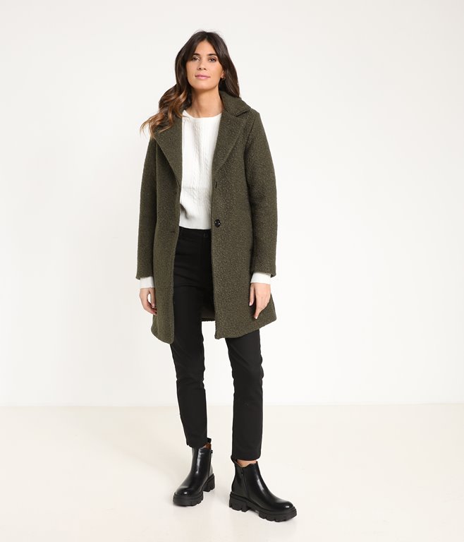 Manteau bouclettes