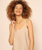 Débardeur effet lin