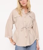 Top chemise effet Lin