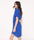 Robe chemise en crepe