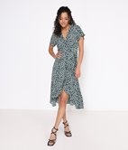 Robe longue asymétrique Maguy