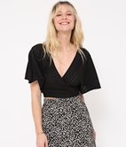 Top court en dentelle