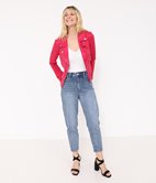 Veste courte en suédine Rachel